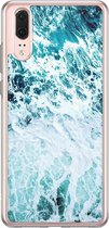 Casimoda® hoesje - Geschikt voor Huawei P20 - Oceaan - Siliconen/TPU - Soft Case - Blauw - Water
