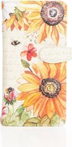 Shagwear Pasjeshouder - Portemonnee Dames - Portefeuille Dames - Kunstleer - Sunflower (009504Z)