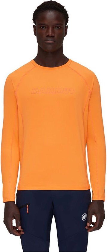 Mammut Selun Fl Sun Logo Lange Mouwenshirt Oranje M Man