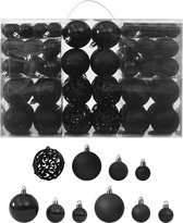 vidaXL-100-delige-Kerstballenset-zwart