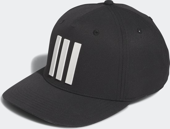 adidas Performance 3-Stripes Tour Golf Hat - Heren - Zwart- Volwassenen (M/L)