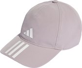 adidas Performance 3-Stripes AEROREADY Running Training Honkbalpet - Unisex - Paars- Volwassenen (L/XL)