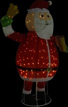 vidaXL-Père Noël-décoratif- LED-180 cm-tissu-de luxe