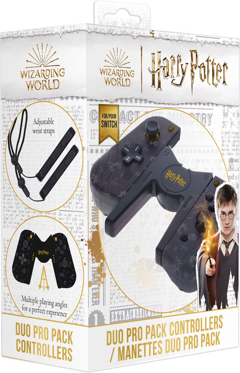 Hogwarts Legacy - JoyCon Duo Pro Pack Controllers for Nintendo Switch -  Model Golden Snitch