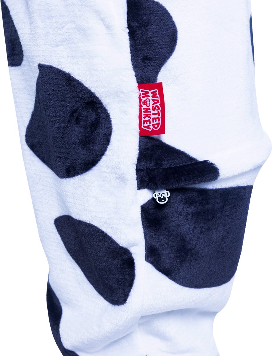 Koe onesie - dieren onesie - verkleedkleding - carnavalskleding - Carnaval kostuum - dames - heren – volwassenen - Ik ga loeihard - Maat XS/S — afbeelding 6