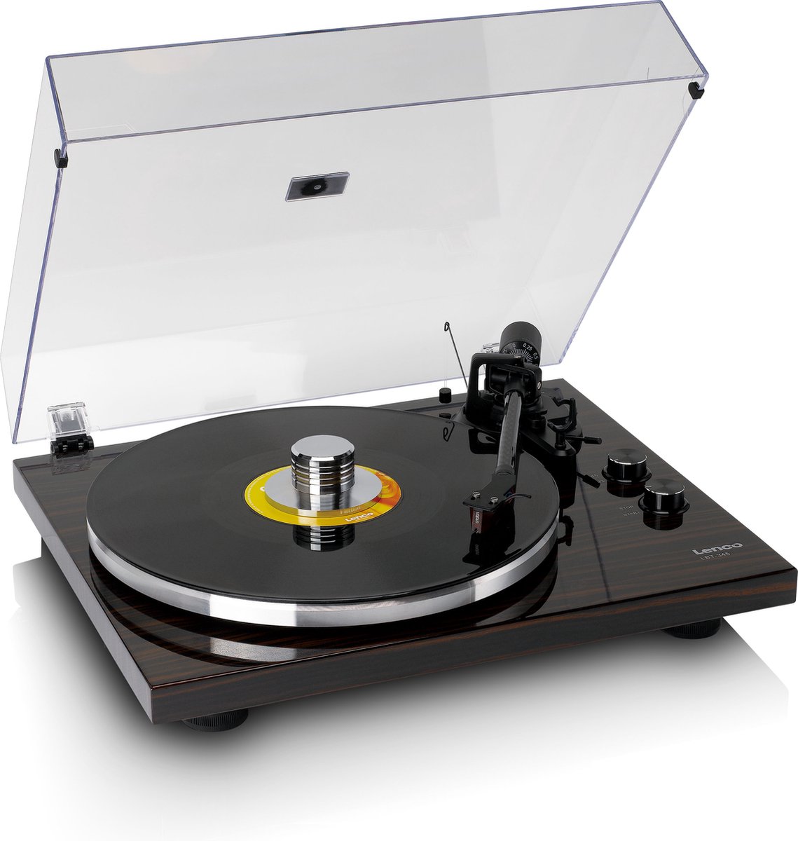 Lenco LBT-345WA - Platenspeler met Bluetooth - Inclusief Ortofon 2M Red Cartridge en Aandrukgewicht
