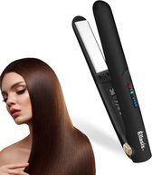 Èllasis® Draadloze Stijltang - Hair Straightener - 2 in 1 - Krultang - Draadloos - Mini - Reis - Haar - Zwart