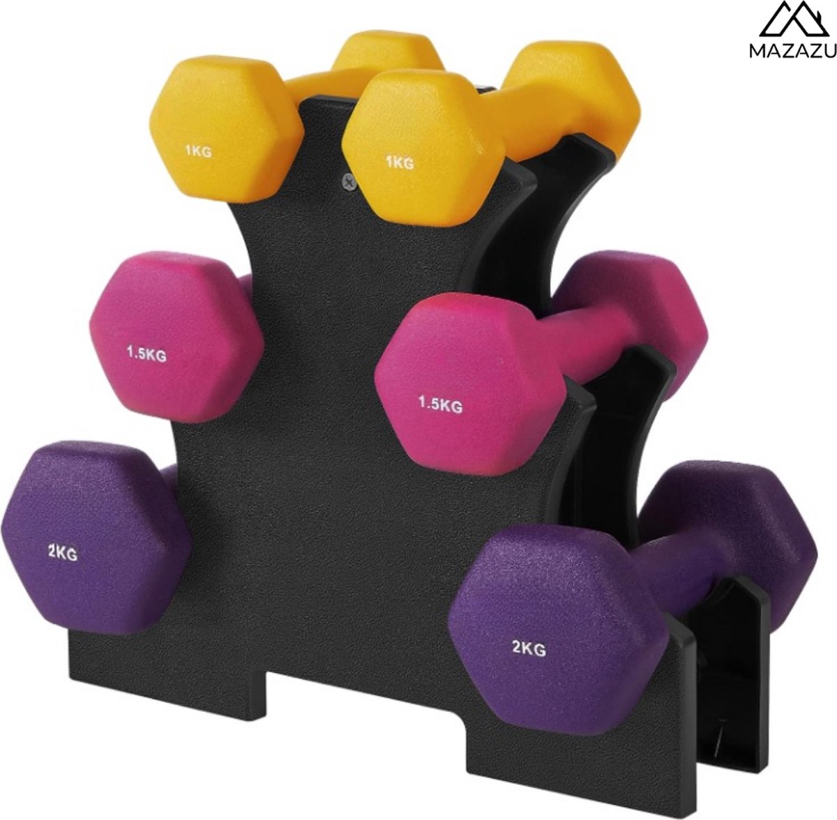 MIRA Home - Dumbbells - Halterset - Fitness - Gym - Gewichten - Set van 3