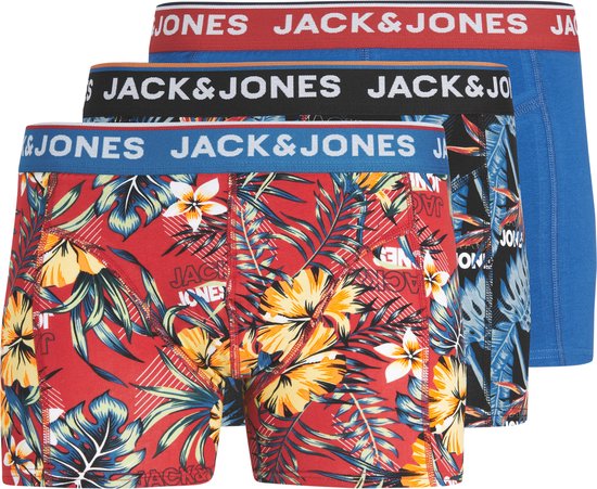 JACK & JONES JUNIOR JACAZORES TRUNKS 3 PACK NOOS JNR Jongens Onderbroek - Maat 128