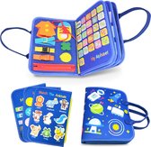 Voyage spatial Jouets Montessori - Jouets sensoriels - Tableau d'activités - Tableau occupé - Montessori pour la maison et la route - speelgoed Éducatif - Apprendre à nouer les lacets et les Boutons - Jouets pour enfants