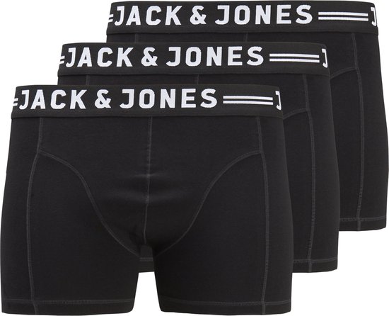 JACK&JONES PLUS JACSENSE TRUNKS 3-PACK NOOS PLS Heren Onderbroek - Maat EU3XL US1XL