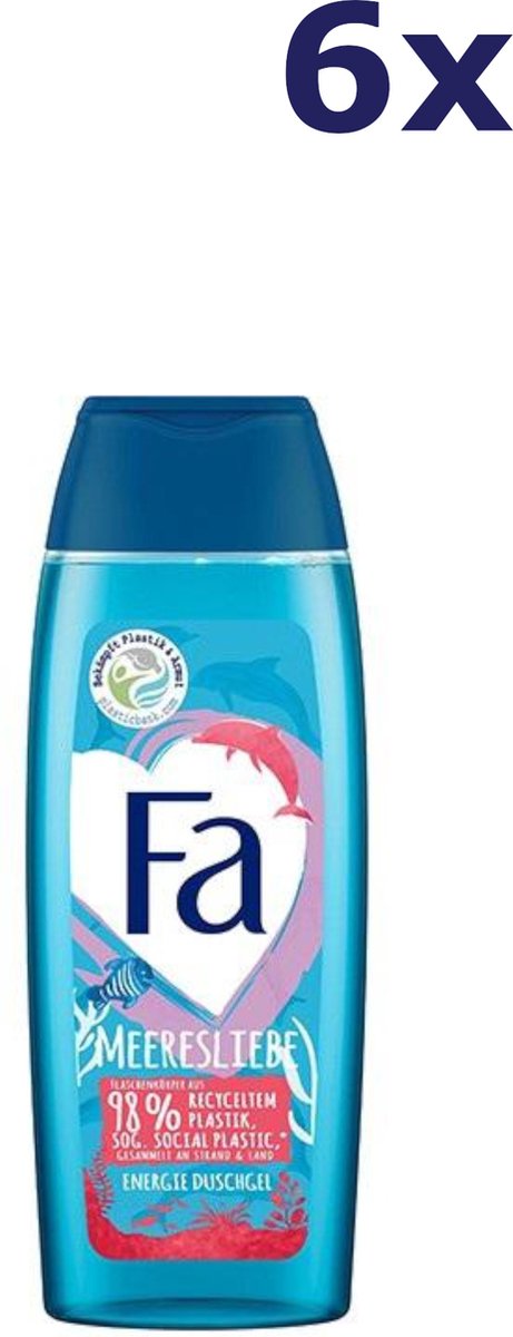 Goedkoopste 6x Fa Douchegel – Zeeliefde Energie 250 ml