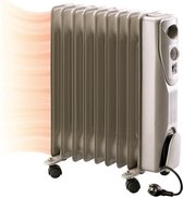Plein Air Elektrische Olieradiator ERC2-2009 - 9 verwarmingselementen - 2000 W – tot 20 m² - Regelbare kamerthermostaat