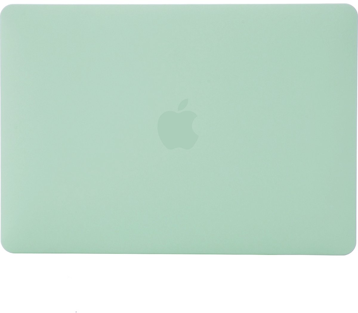 Mobigear Laptophoes geschikt voor Apple MacBook Air 15 Inch (2023-2025) Hoes Hardshell Laptopcover MacBook Case | Mobigear Cream Matte - Groen - Model A2941 / A3114 / A3241