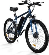 HITWAY Elektrische fiets - Ebike - 26"*3.0 - 48V15AH - tot 35-90 km - 7 versnellingen - Blauw