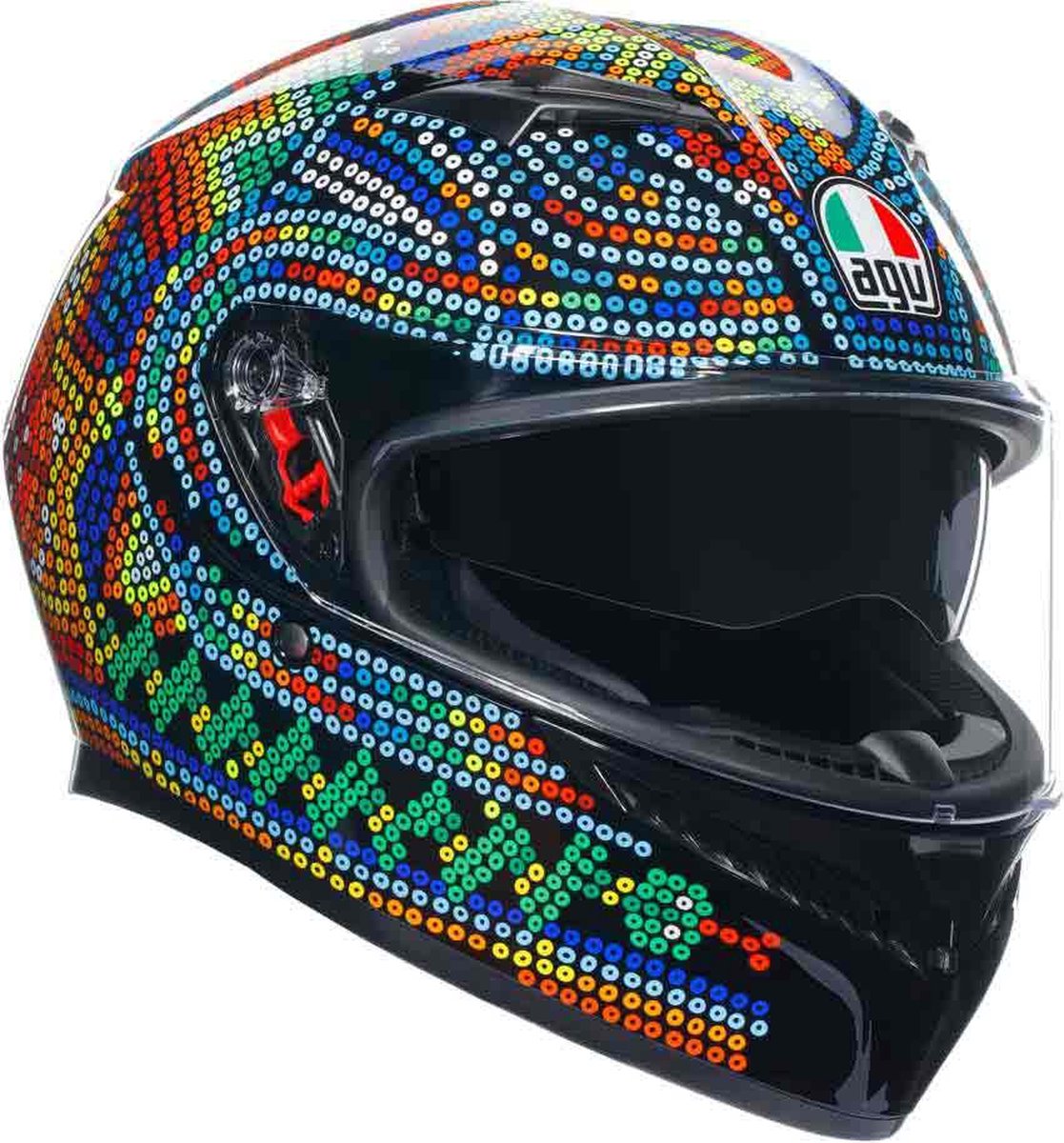 Agv K3 E2206 Mplk Rossi Winter Test 2018 001 2XL - Maat 2XL - Helm