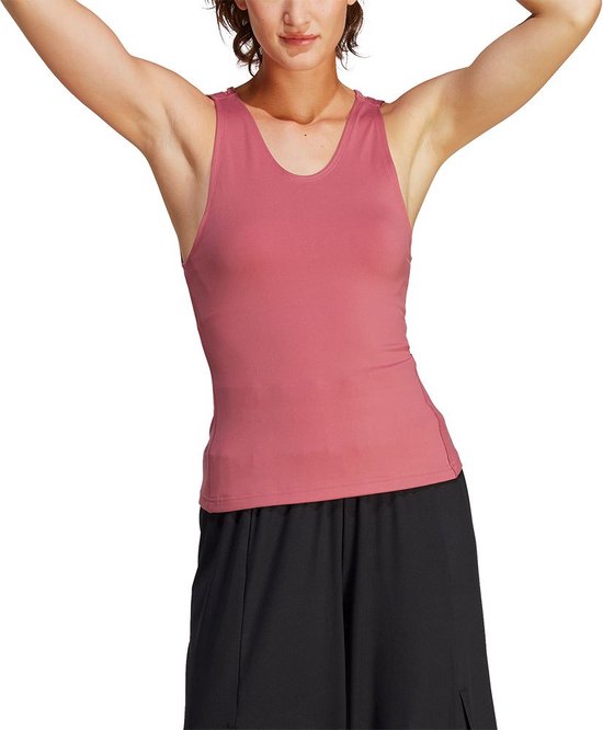 Adidas Yoga St Mouwloos T-shirt Roze M Vrouw