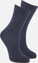 FALKE Cotton Touch Business & Casual duurzaam katoen sokken dames blauw - Maat 35-38