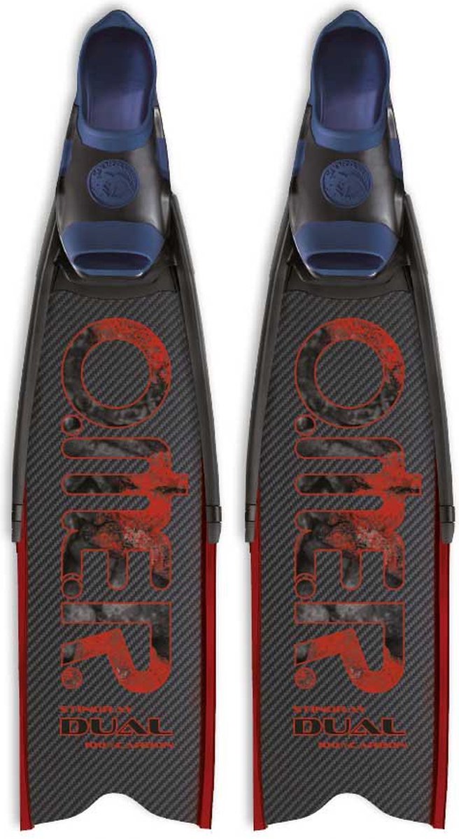 Omer Stingray Dual Carbon Small Speervissen Vinnen Zwart EU 35-36