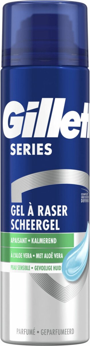 Goedkoopste Gillette Series - Scheergel - Gevoelige Huid - Met Aloë vera 200 ml