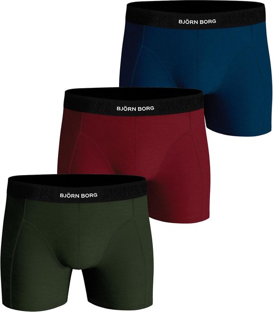 Bjorn Borg 3-pack heren boxershorts Premium Cotton - Colour - L