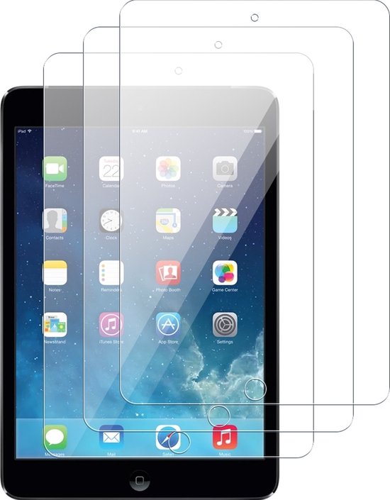 Film de protection d'écran Mobigear adapté à Apple iPad Mini 1 (2012) - Compatible avec les coques (paquet de 3)