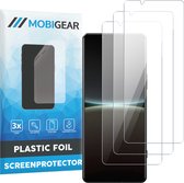 Mobigear Screenprotector geschikt voor Sony Xperia 5 IV | Mobigear Screenprotector Folie - Case Friendly (3-Pack)