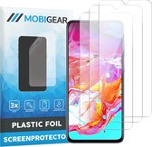 Mobigear - Screenprotector geschikt voor Samsung Galaxy A70 | Mobigear Screenprotector Folie - Case Friendly (3-Pack)