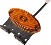 Aspock Flatpoint 2 - oranje/gele markeringslamp - connector aansluiting - LED - op houder