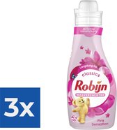 Robijn Wasverzachter Pink Sensation 750 ml - Voordeelverpakking 3 stuks