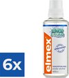 Elmex Junior Tandspoeling met Aminfluoride 6-12 Jaar 400 ml - Voordeelverpakking 6 stuks