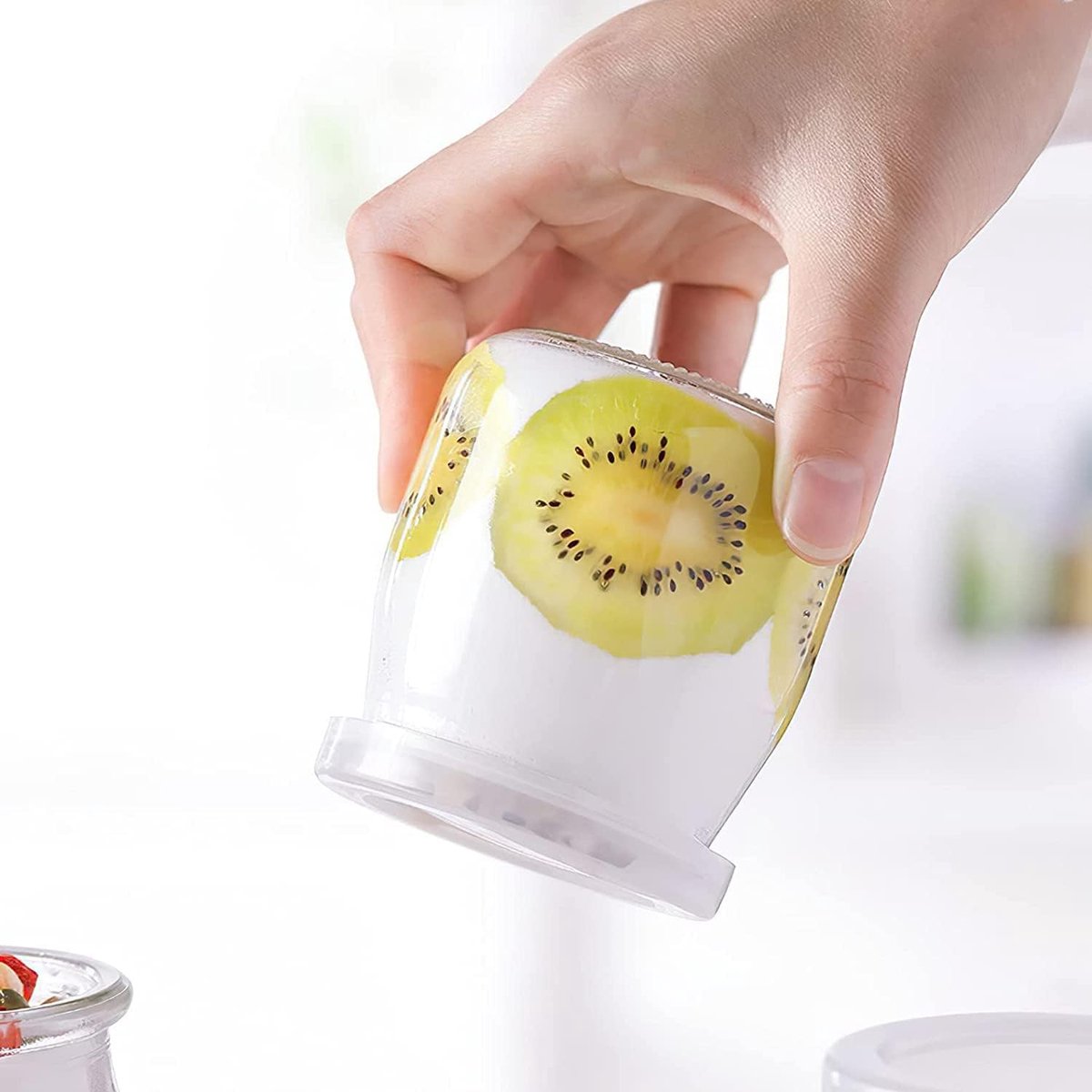 Lot De 30 Pots En Verre 200 Ml Avec Couvercles - Pots à Yaourt, Dessert, Confiture - Lavables Micro-ondes Et Lave-vaisselle