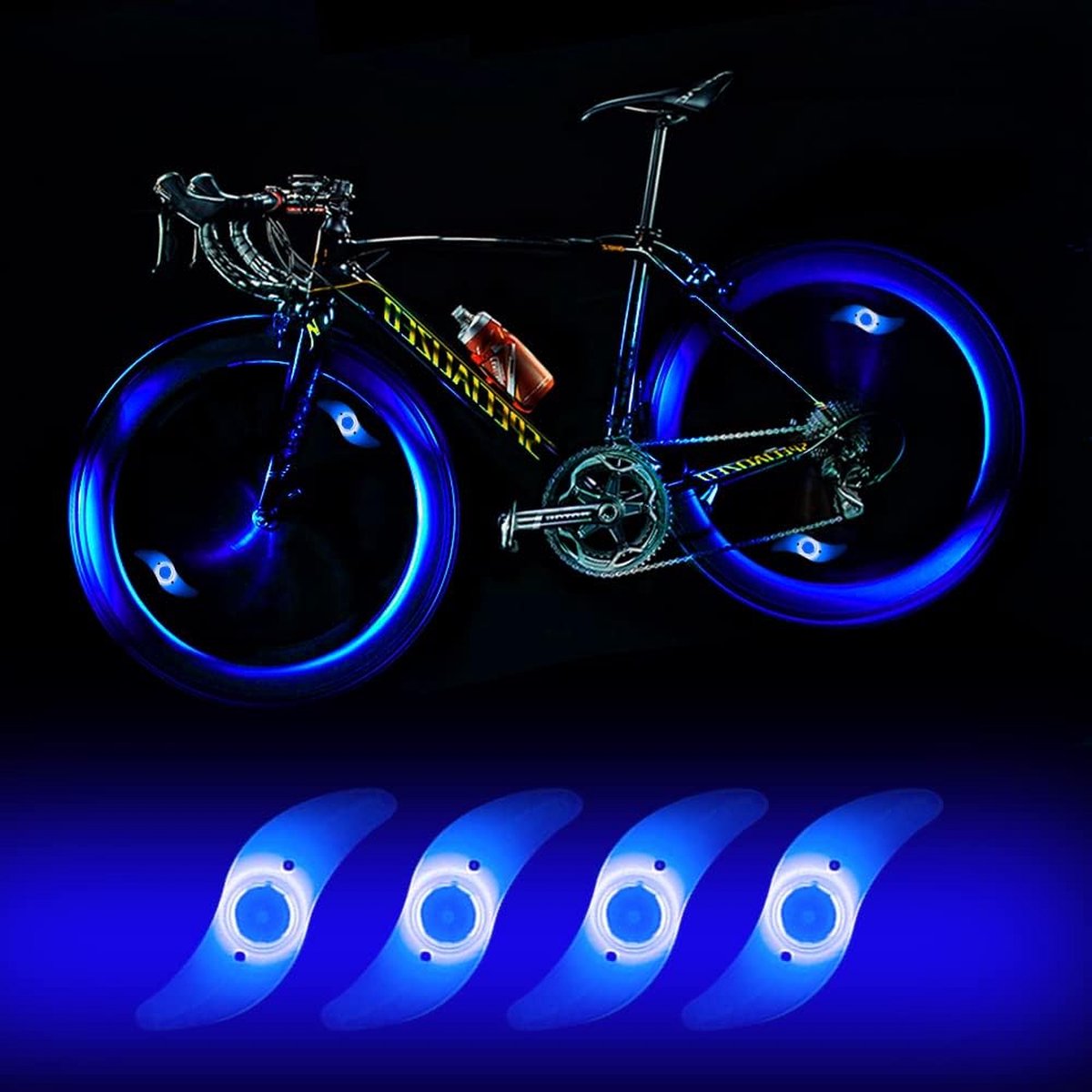 Lexium Spoke Lighting Bicycle - Réflecteurs de rayons - Éclairage de roue -  Éclairage