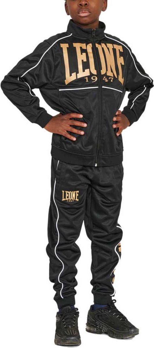 Leone1947 Premium Logo Trainingspak Zwart L Jongens,Meisjes