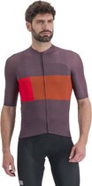 Sportful Snap Jersey Met Korte Mouwen Oranje,Paars 2XL Man