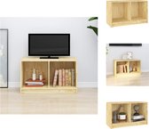 vidaXL Tv-meubel - Grenenhout - 70 x 33 x 42 cm - Stevig en praktisch - Kast