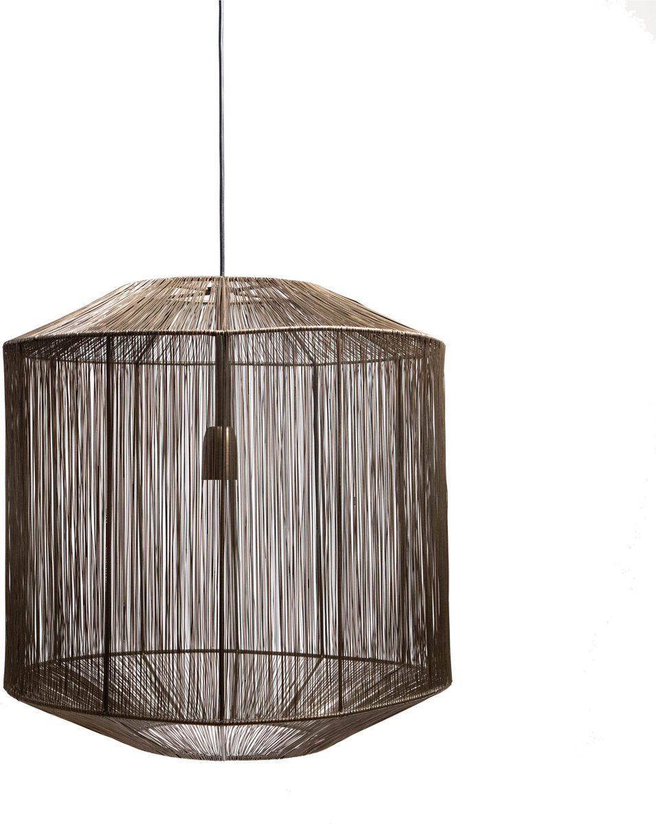 1304 Design - Hanglamp - SENNA - Metaal - Antiek Brons - Ø50x54cm