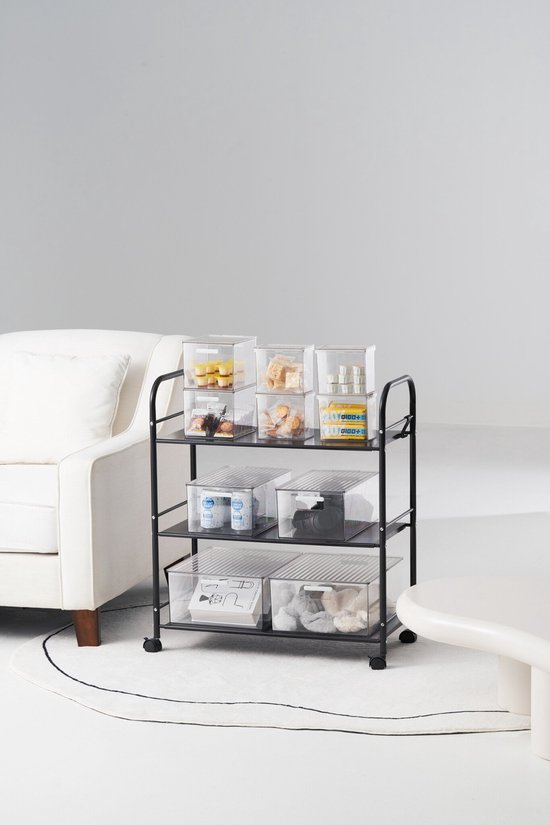 Boîte de Rangement So Clever Classic Transparent - 9,5 x 31,5 x 6,5 cm (XS)