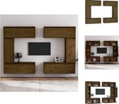vidaXL TV-meubels - Klassiek design - Massief grenenhout - Verschillende maten - Honingbruin - Kast