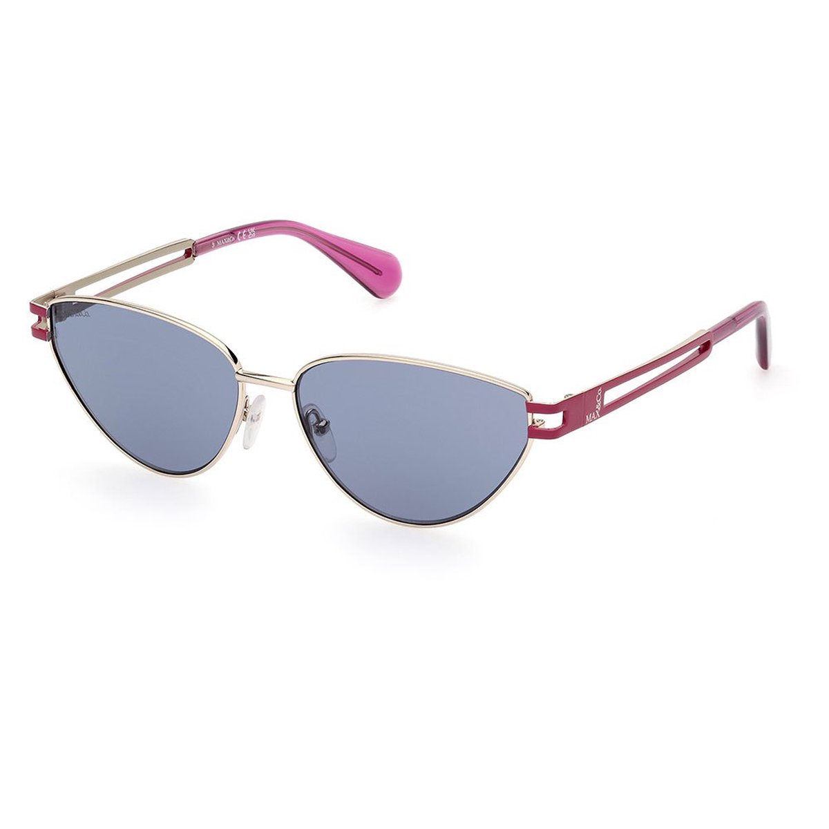 Max&co Mo0089 Dames Zonnebril Roze,Goud Man