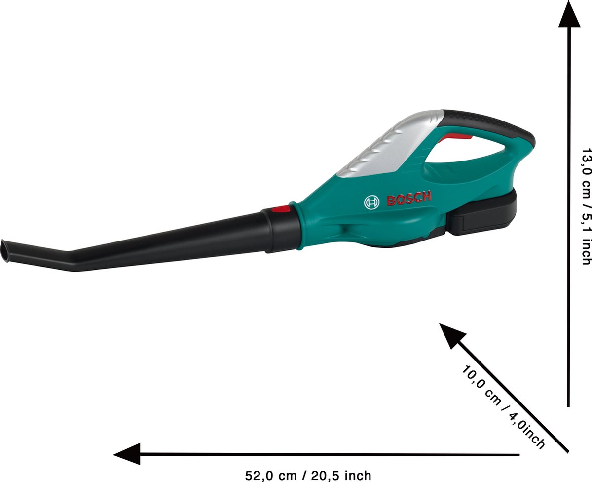 Klein Toys Bosch tuin bladblazer - speelgoed - incl. lucht blazen en geluid - groen/zwart – foto 4