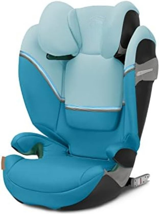 WALSER kinderzitverhoger auto ISOFIX, kinderzitje auto 125-150 cm, kinderzitverhoger auto Raffi nieuwste norm 2024 ECE R 129, kinderzitverhoger auto grijs/zwart