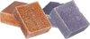 Ideas4seasons Amberblokjes/geurblokjes - lavendel en amber - 6x stuks - huisparfum
