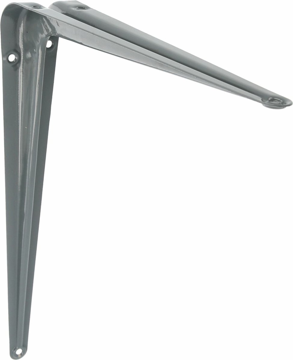 AMIG Plankdrager/planksteun van metaal - gelakt grijs - H300 x B250 mm