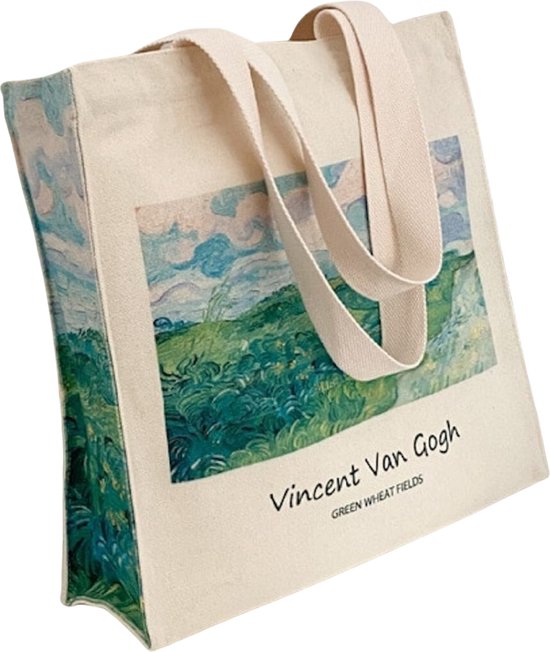 Sacs en toile artistiques - Sac fourre-tout Van Gogh , sac fourre-tout en toile Van Gogh , sac en toile avec fermeture éclair, sac Van Gogh , sac en toile, sac universitaire, sac écologique, sac écologique, sac en coton