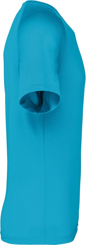 SportT-shirt Heren XL Proact Ronde hals Korte mouw Light Turquoise 100% Polyester