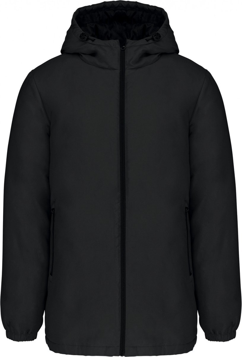 Kariban Unisex gerecyclede parka met capuchon K6152 Zwart