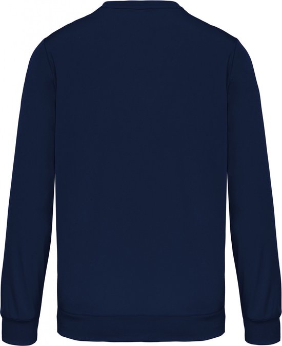 SportSweatshirt Kind 10/12 years (10/12 ans) Proact Ronde hals Sporty Navy / White 100% Polyester