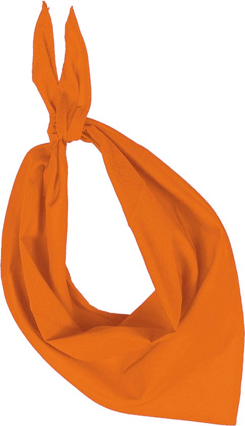 Bandana Unisex One Size K-up Orange 80% Polyester, 20% Katoen