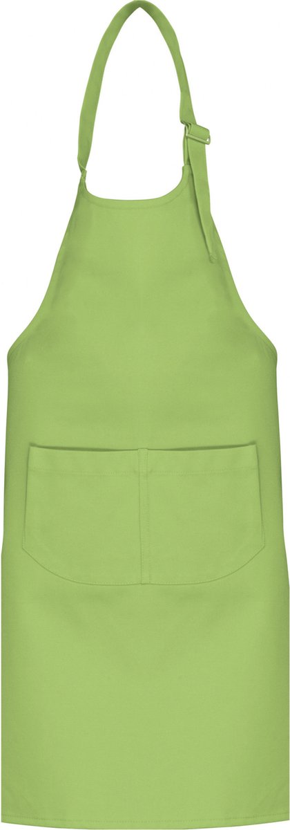 Schort/Tuniek/Werkblouse Kind One Size Kariban Lime 100% Katoen